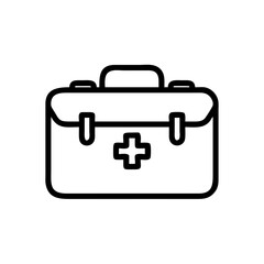 Icon of a doctorchest / first aid kit