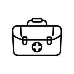 Icon of a doctorchest / first aid kit