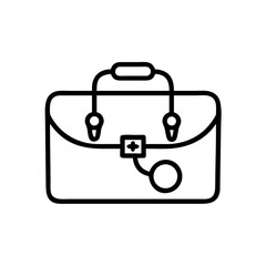 Icon of a doctorchest / first aid kit