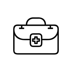 Icon of a doctorchest / first aid kit