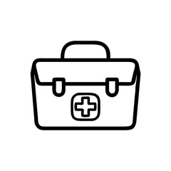 Icon of a doctorchest / first aid kit