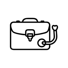 Icon of a doctorchest / first aid kit