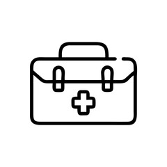 Icon of a doctorchest / first aid kit