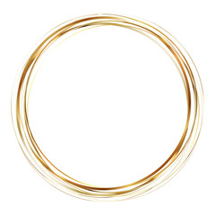 Golden beautiful circles unique banner design