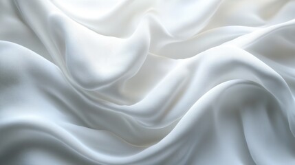 Obraz premium Abstract fluid white