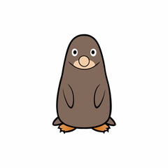 Obraz premium cartoon, vector, illustration, animal, bird, character, love, art, fun, ghost, cute, halloween, isolated, funny, baby, icon, white, happy, toy