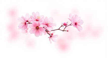 Naklejka premium pink cherry blossom