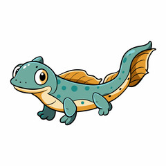 illustration of cartoon frog