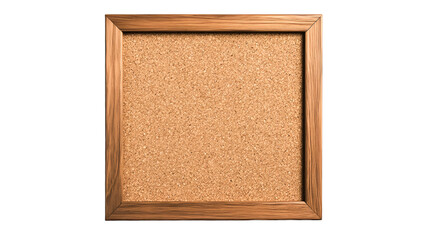 Fototapeta premium Blank Wooden Corkboard Ready for Notes and Ideas