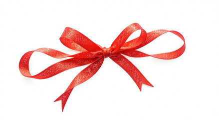 red ribbon bow
