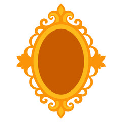 Golden abstract sun vector illustration, a bright summer icon design element