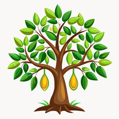 Obraz premium tree with green leaves