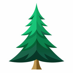 christmas tree vector illustration