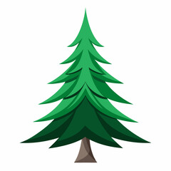 christmas tree vector illustration