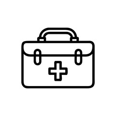 Icon of a doctorchest / first aid kit