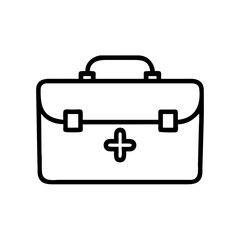 Icon of a doctorchest / first aid kit