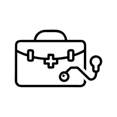 Icon of a doctorchest / first aid kit