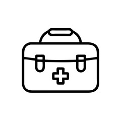 Icon of a doctorchest / first aid kit