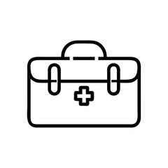 Icon of a doctorchest / first aid kit