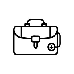 Icon of a doctorchest / first aid kit
