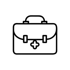 Icon of a doctorchest / first aid kit