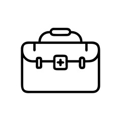 Icon of a doctorchest / first aid kit