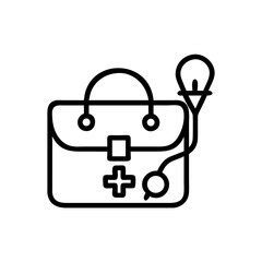 Icon of a doctorchest / first aid kit