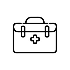 Icon of a doctorchest / first aid kit