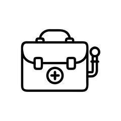 Icon of a doctorchest / first aid kit