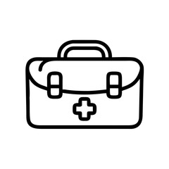 Icon of a doctorchest / first aid kit