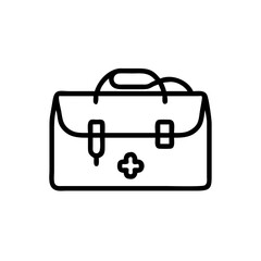 Icon of a doctorchest / first aid kit