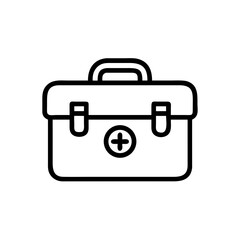 Icon of a doctorchest / first aid kit