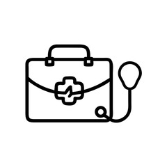 Icon of a doctorchest / first aid kit