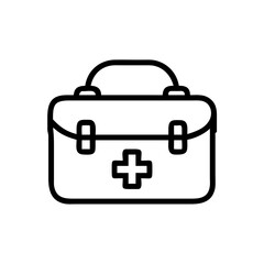 Icon of a doctorchest / first aid kit