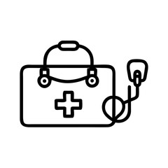 Icon of a doctorchest / first aid kit