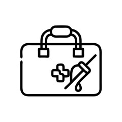Icon of a doctorchest / first aid kit