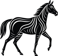 Belmont stakes horse silhouette vector designs 2