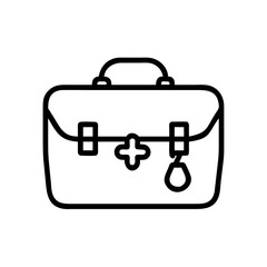 Icon of a doctorchest / first aid kit
