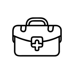 Icon of a doctorchest / first aid kit