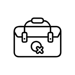 Icon of a doctorchest / first aid kit