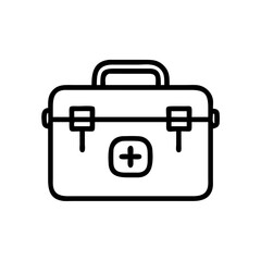 Icon of a doctorchest / first aid kit