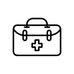 Icon of a doctorchest / first aid kit