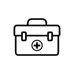 Icon of a doctorchest / first aid kit