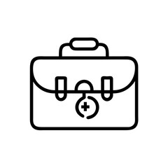 Icon of a doctorchest / first aid kit