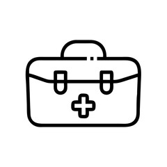 Icon of a doctorchest / first aid kit