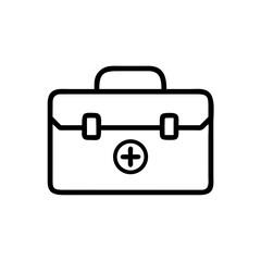 Icon of a doctorchest / first aid kit