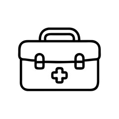 Icon of a doctorchest / first aid kit