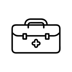 Icon of a doctorchest / first aid kit
