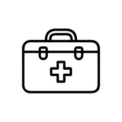 Icon of a doctorchest / first aid kit