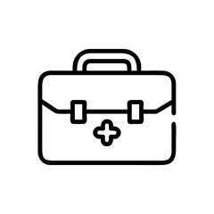 Icon of a doctorchest / first aid kit